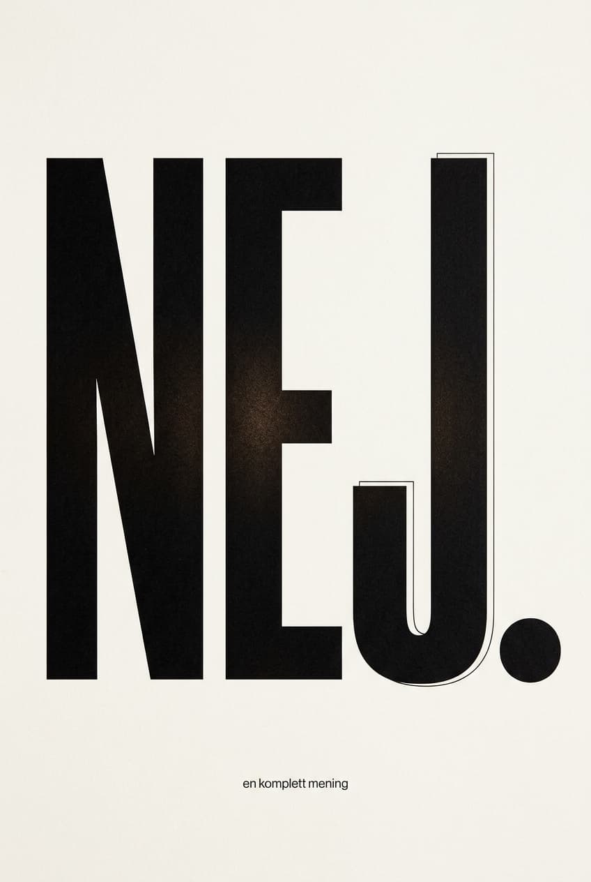Nej.