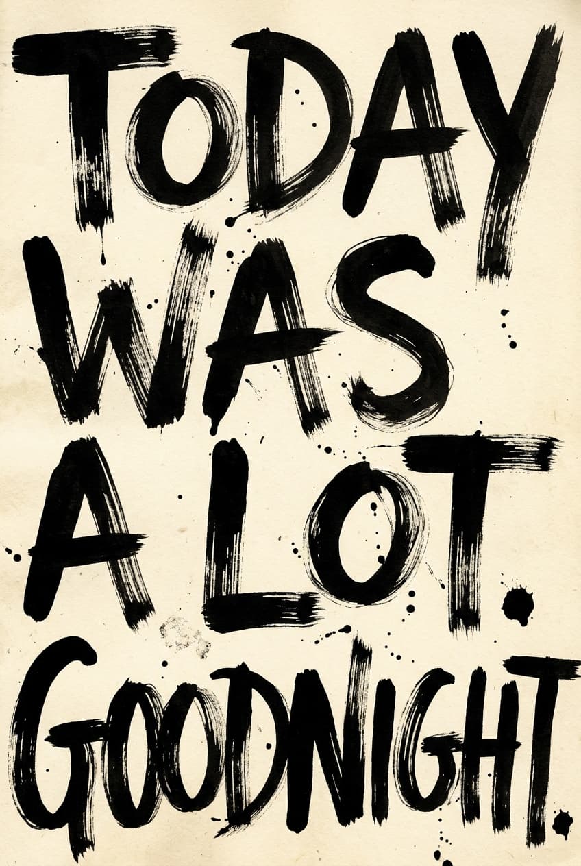 A Lot, Goodnight