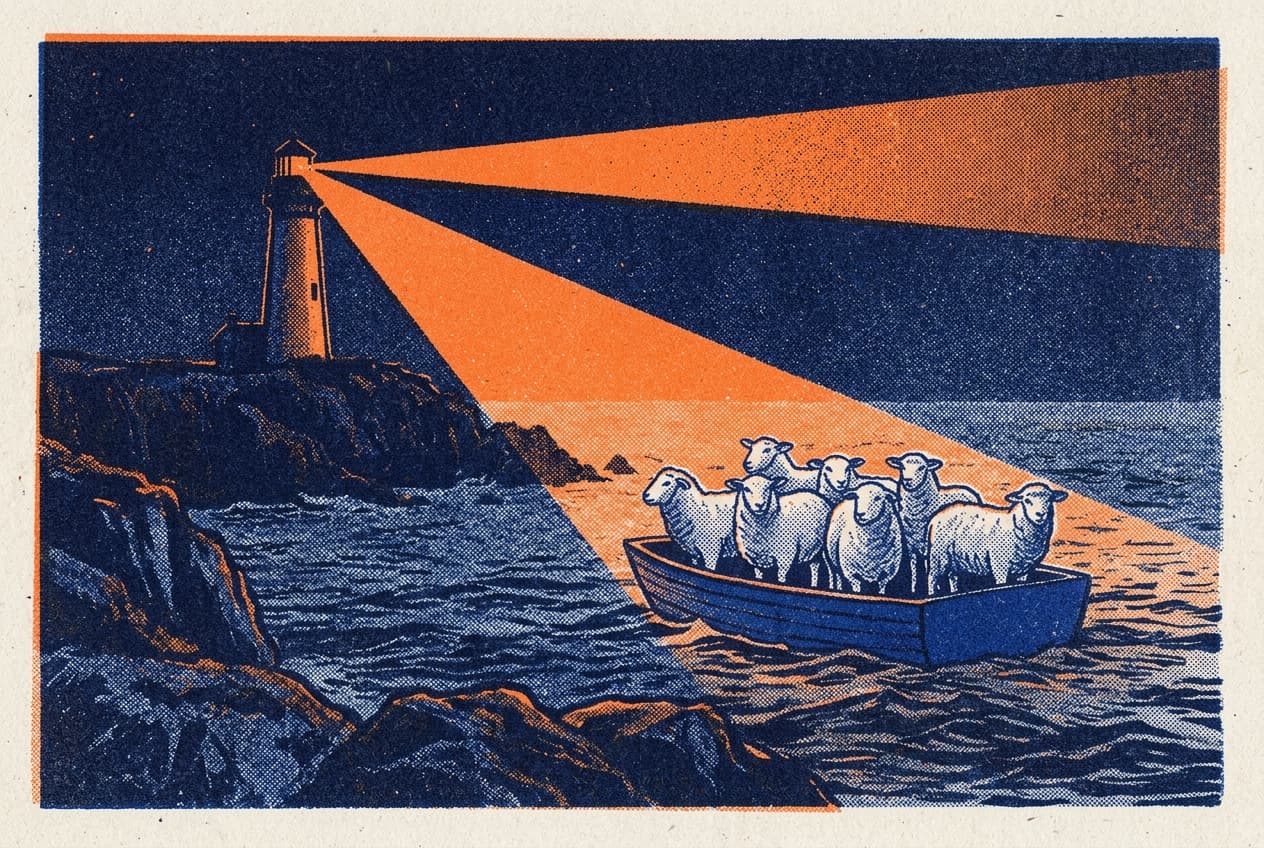Får i roddbåten