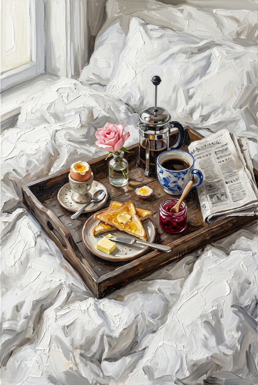 Frukost på sängen