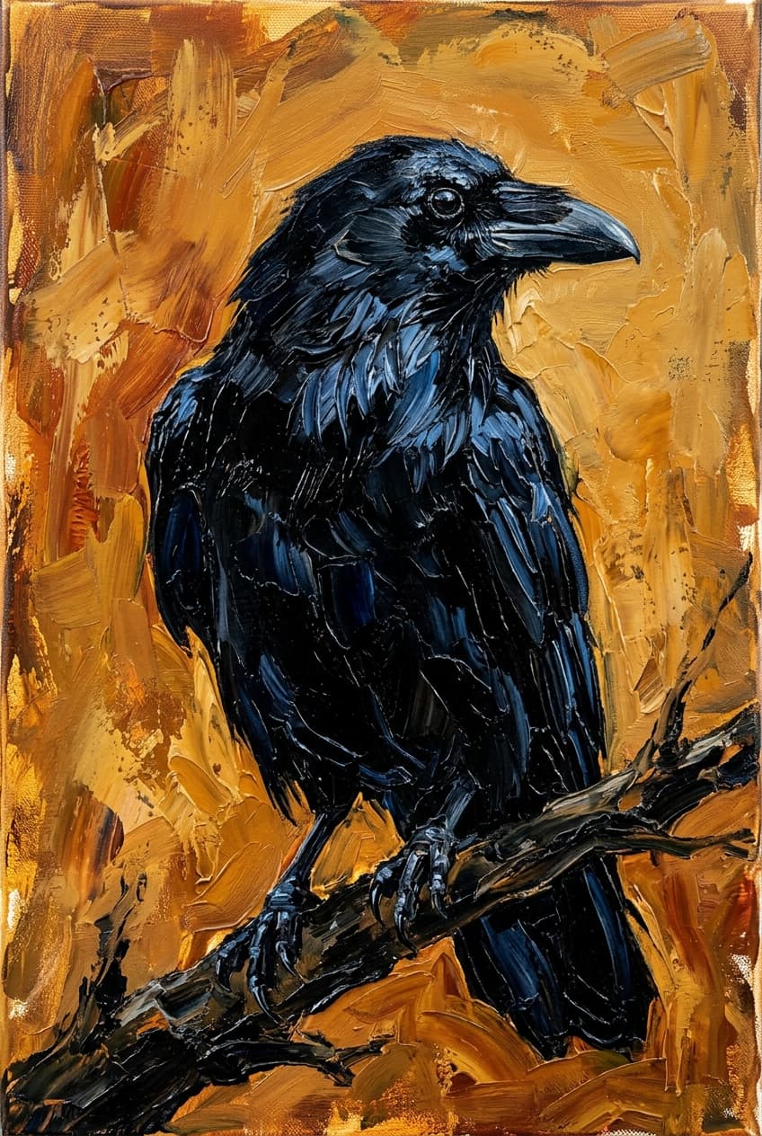 Ochre Raven